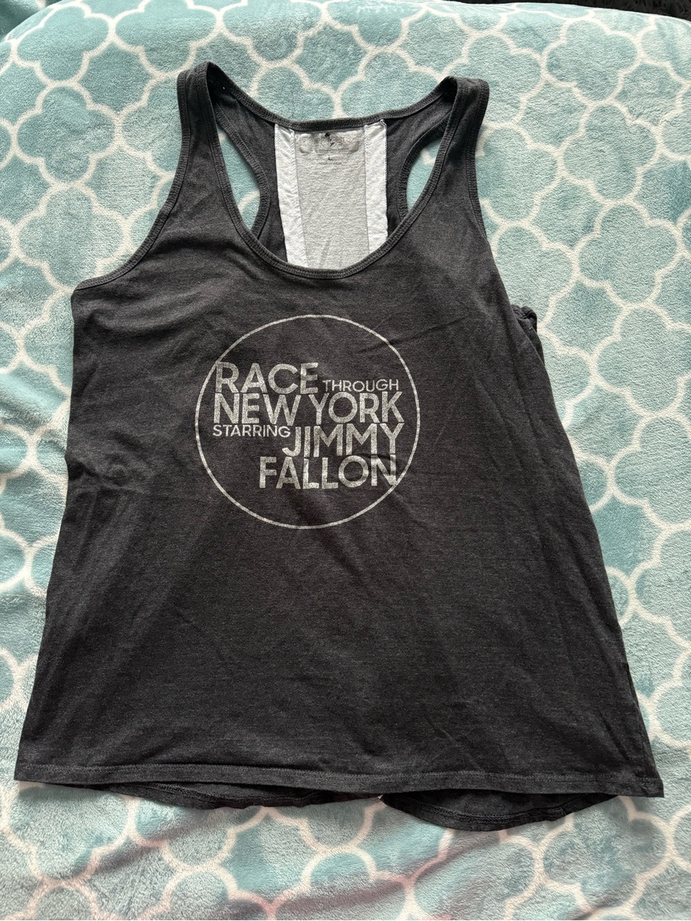 Universal Orlando Jimmy Fallon Graphic Racerback Tank Top - Black